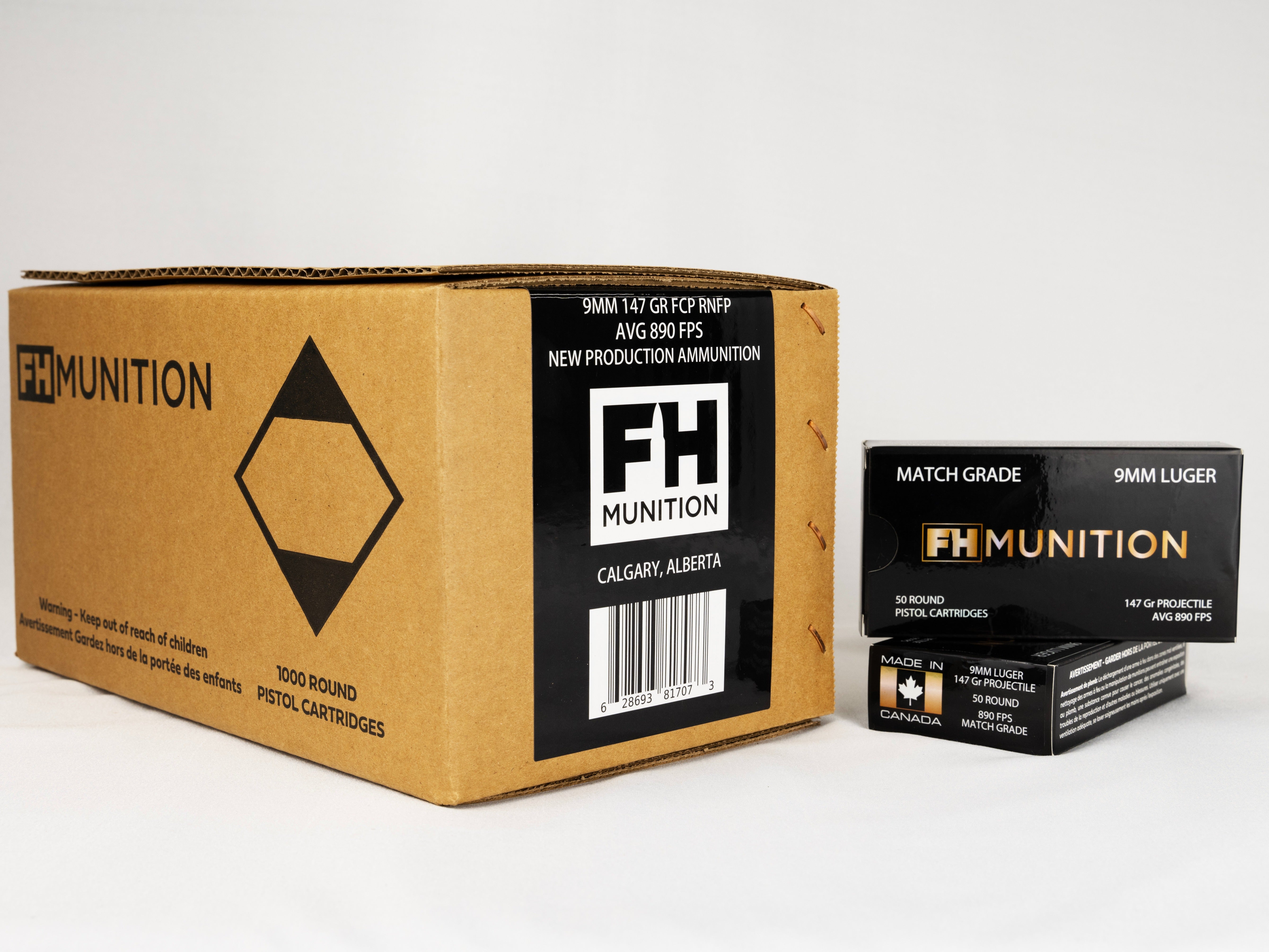 9mm 147Gr Match Grade Ammunition